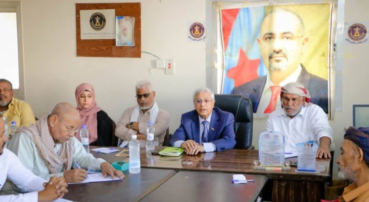 فريق التوجيه والرقابة الرئاسي يعقد اجتماعًا استثنائيًا مع هيئات المجلس الانتقالي بغيل باوزير