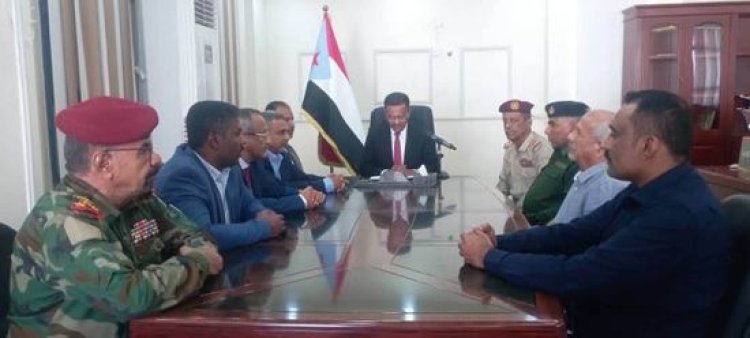 سلطة حضرموت تؤكد تأييد قرارات الانتقالي بقيادة الرئيس الزُبيدي