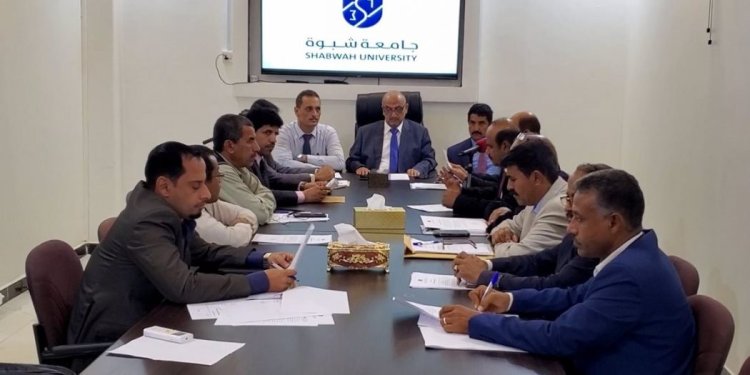 جامعة شبوة تبارك انتصارات القوات المسلحة الجنوبية وتؤيد قرارات المجلس الإنتقالي