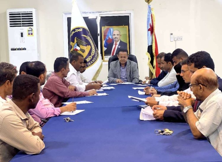 تنفيذية انتقالي لحج تناقش الاستعدادات لمليونية الزحف إلى العاصمة عدن