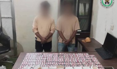 حزام العاصمة عدن يضبط كمية من الحبوب المخدرات ويلقي القبض على متهمين بالبريقة