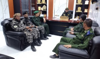 العميد ناصر الشوحطي يستقبل قيادة كتيبة حرس المنشآت في لحج ويؤكد: نعمل بعقلية الدولة ونحمي الممتلكات العامة والخاصة