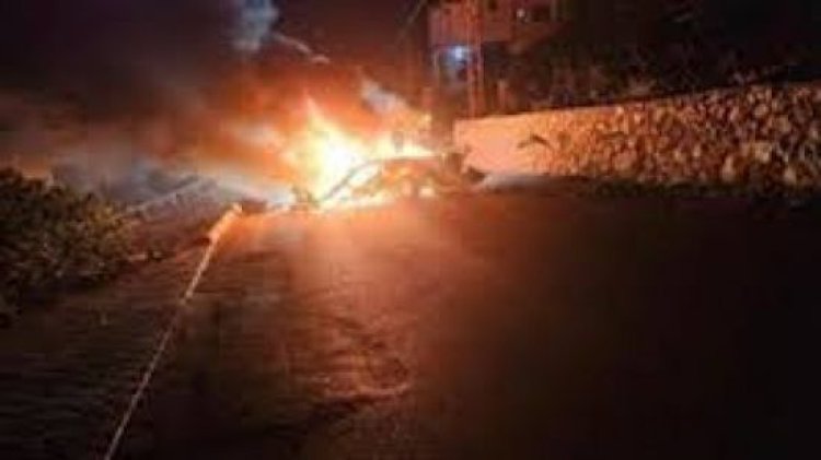 طيران الاحتلال يستهدف بلدة الغازية بلبنان